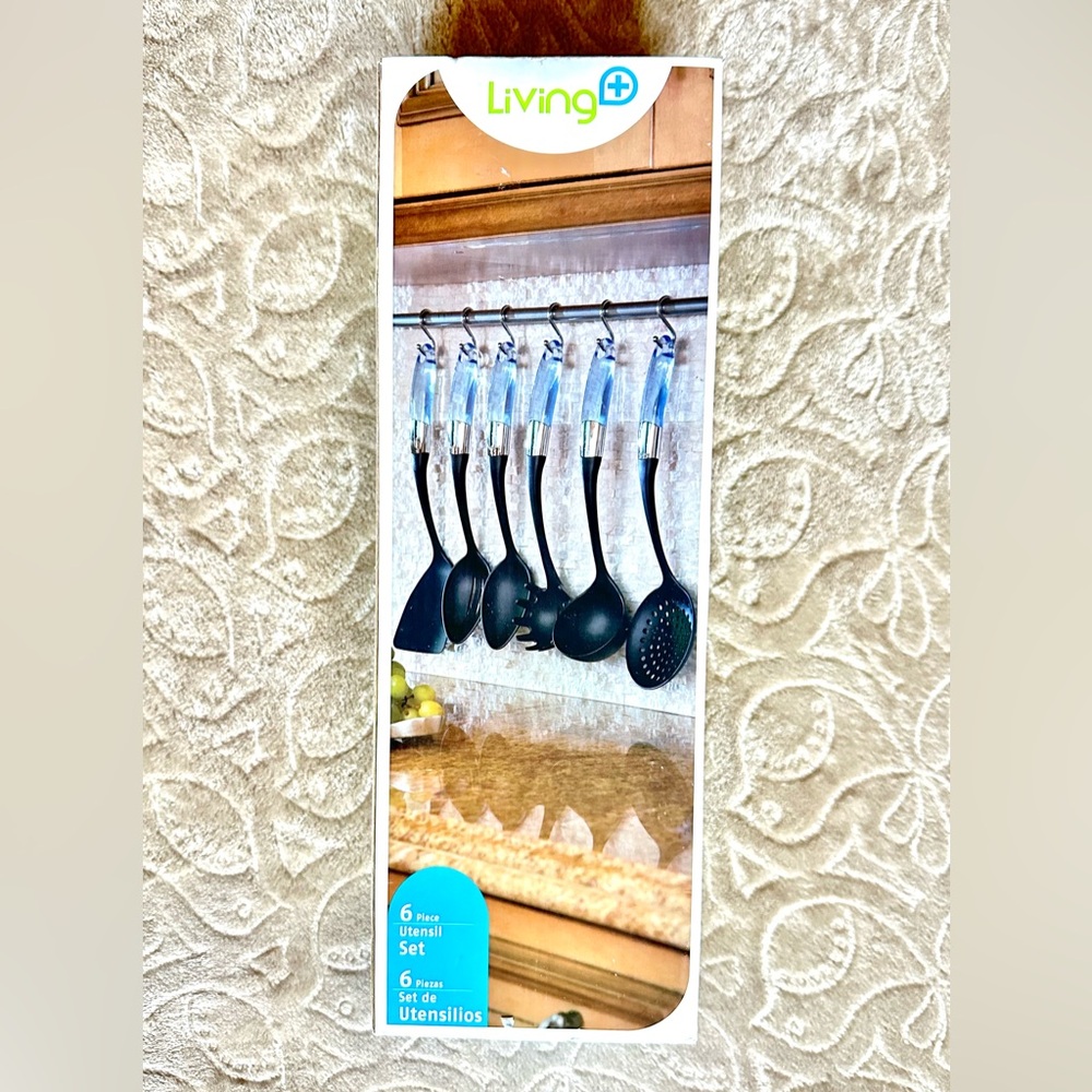 LIVING+ 6 PIECES KITCHEN UTENSIL SET